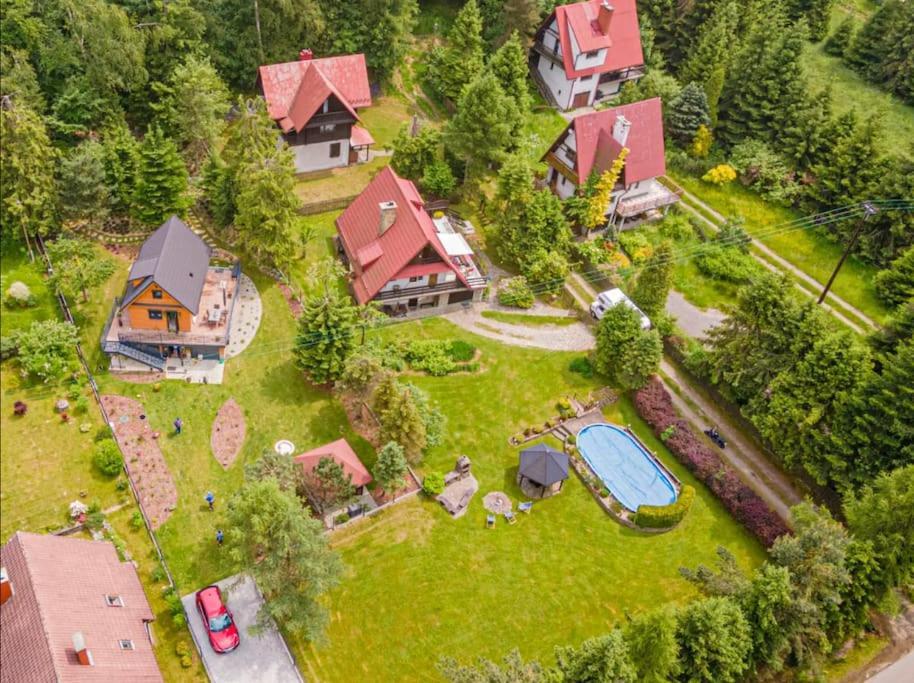 Klimatyczny Domek W Gorach Villa Sordylowka Buitenkant foto