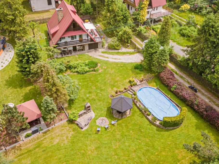 Klimatyczny Domek W Gorach Villa Sordylowka Buitenkant foto